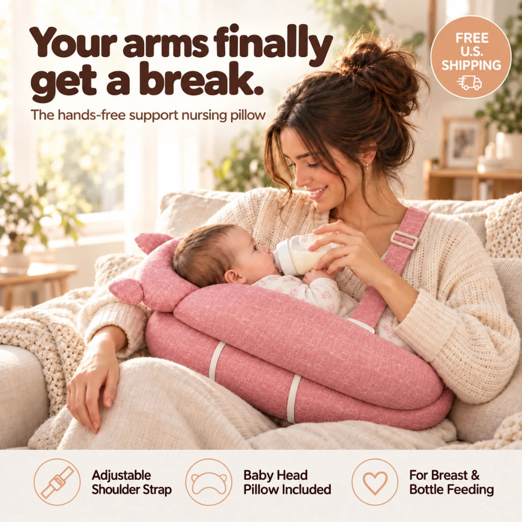 Salcker FreeHold™ Nursing Pillow