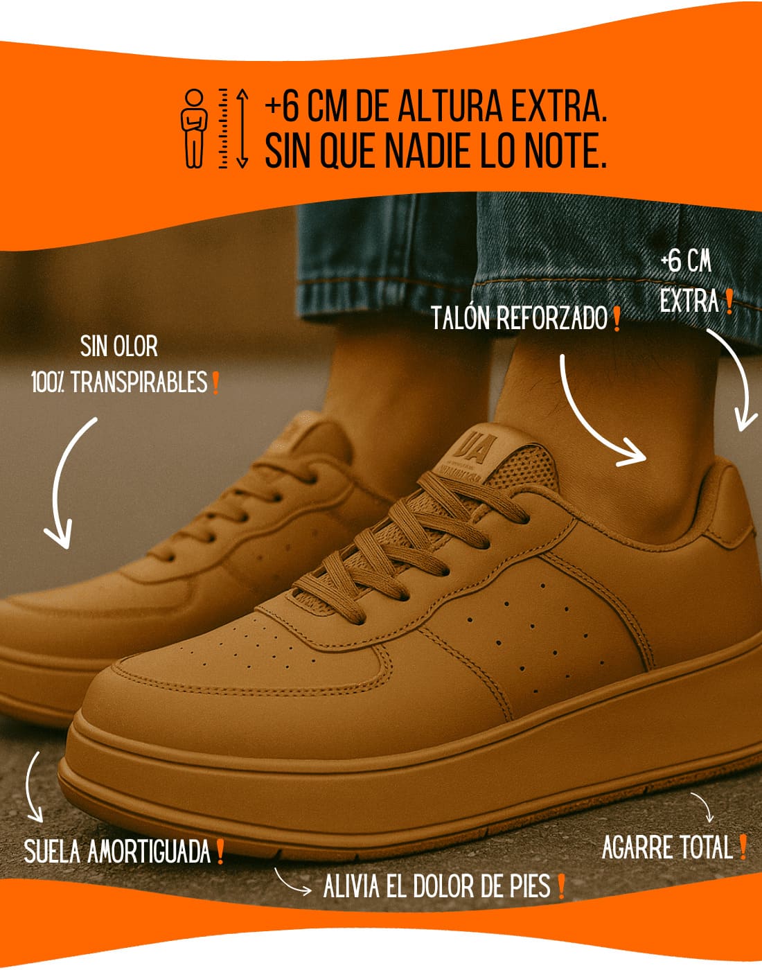 SALCKER™ MONARCH +6 CM | HOMBRE