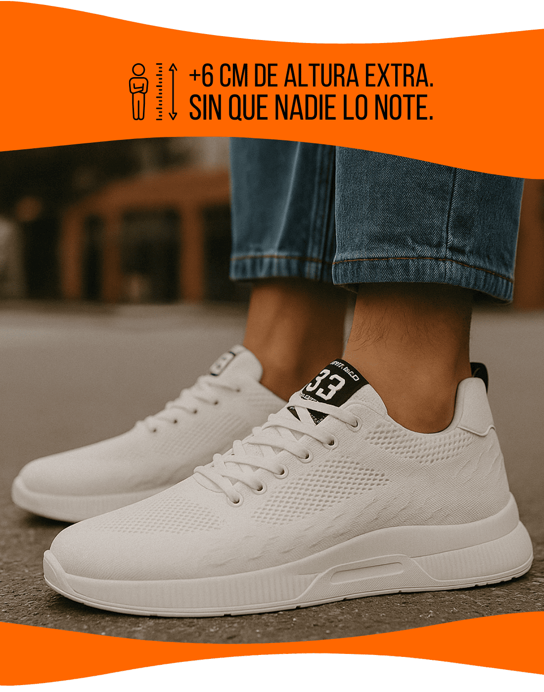 SALCKER™ APEX +6 CM | HOMBRE
