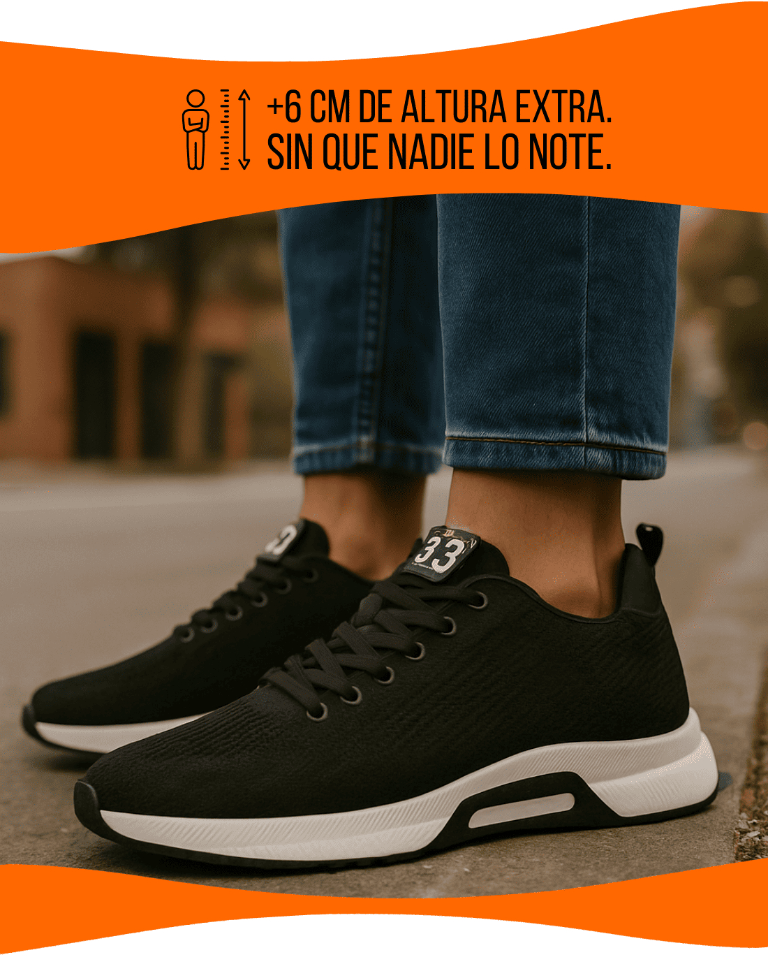 SALCKER™ APEX +6 CM | HOMBRE