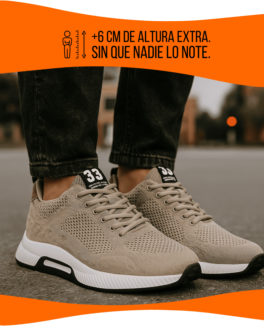 SALCKER™ APEX +6 CM | HOMBRE