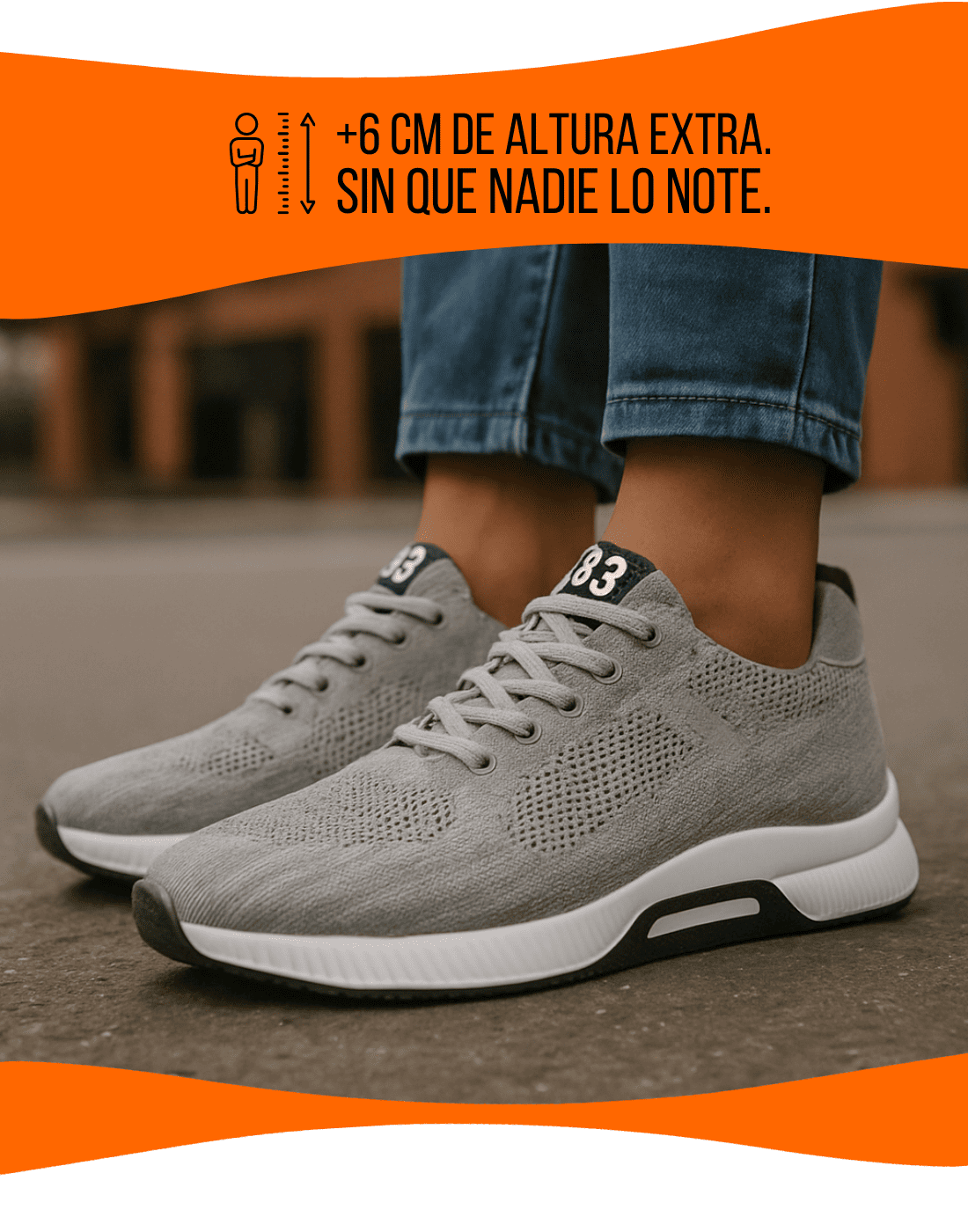 SALCKER™ APEX +6 CM | HOMBRE